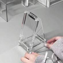 1套/1件透明公告板，Gumei亚克力精美闪卡架，高档小卡片收纳架，精致礼品，营造惊喜感，节日礼物，送给亲朋好友的惊喜，可爱又实惠，复活节礼物（随机款式） - 彩色 - 查看 2