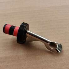 硅胶密封酒塞，防漏酒瓶盖，适用于红酒、香槟、啤酒，手动按压真空酒塞 - 彩色 - 查看 8