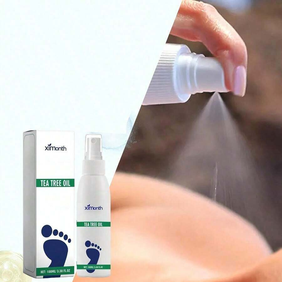 Foot Refreshing Spray, Contains Eucalyptus Leaf Oil, Tea Tree Oil, And Peppermint Leaf Oil, Dry And Non-Greasy, Features A Lightweight, Quick-Dry Formula With A Fresh Scent - 1PC - View 1