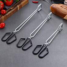 CYPNPaquete de 3 pinzas de tijera de acero inoxidable para cocina hornear pan alimentos pinzas para parrilla barbacoa alimentos mango negro 10 pulgadas 12 pulgadas 16 pulgadasFashion - 219768773 - Ver 2