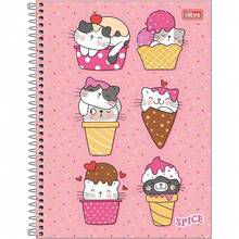 Caderno Capa Dura SORTIDO c/ 80 Folhas Formato 200mm x 275mm Papel 56g/m² Material Escolar Universitário 1UN - Multicolorido 3 - Visão 5