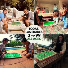 PLAKKS.| Juego de Mesa de fútbol| De 3 a 99 años| De 2 a 4 Jugadores| para niños y Adultos| Juego de Madera| Juegos educativos y de Habilidades| para Toda la Familia| Futbolín - 1 - Ver 2