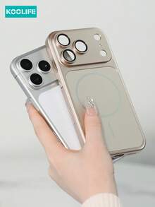 Koolife 1 pieza Funda de teléfono de PC con adsorción magnética ultra delgada, con ventana grande, acabado mate, botones independientes, protección elevada para la lente, compatible con iPhone 17/17 Pro/17 Pro Max - Touka - Ver 5