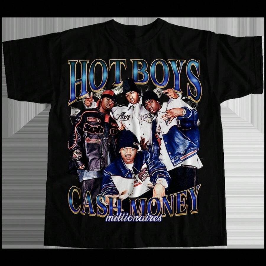 Hot B 90's T - 黑色 - 查看 1