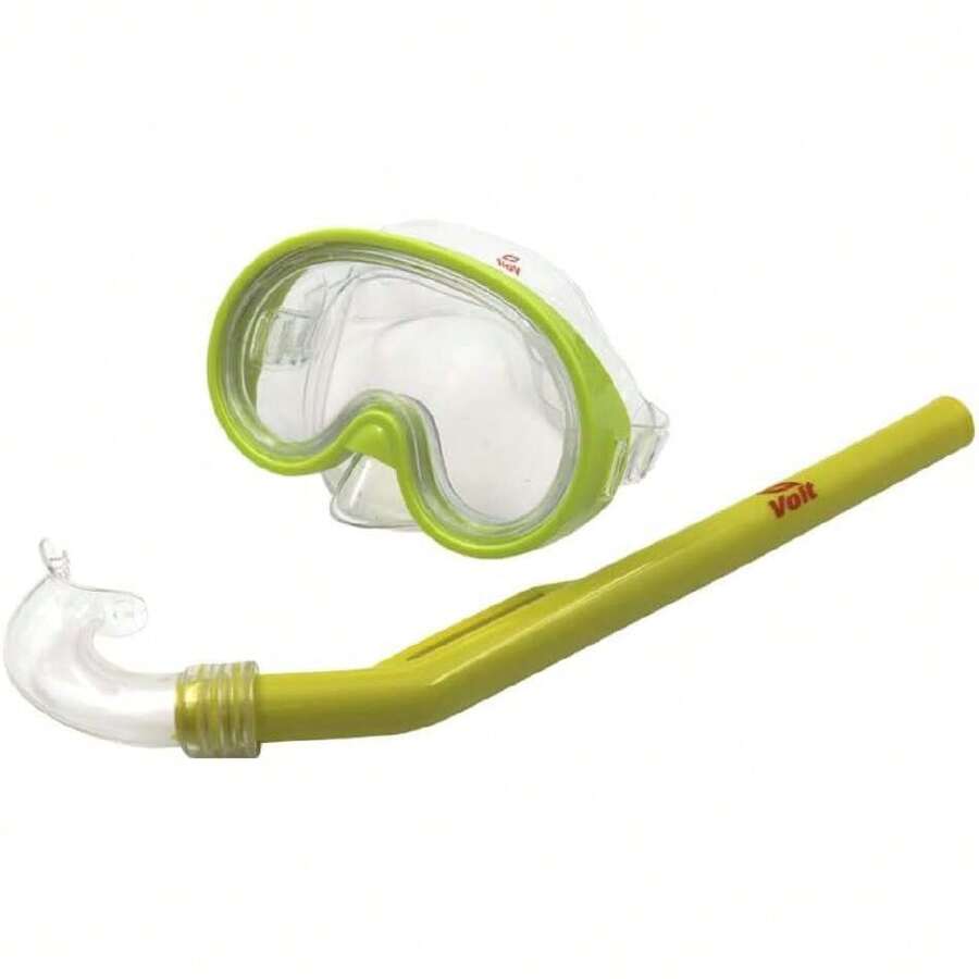 Set Acuático Kit de Snorkel para niños 2 en 1 Gafas de Buceo panorámicas de Vidrio Templado y Tubo de Buceo para Entrenamiento o Practica 12+,38257377 - Multicolor - Ver 1