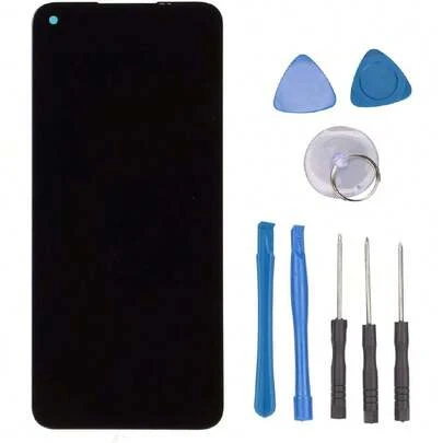 Reemplazo de Pantalla de Teléfono Móvil, Material LCD, Digitalizador de Pantalla Táctil de Pantalla LCD con Kit de Herramientas de Reparación para Teléfono A52 A72 A92,38257654