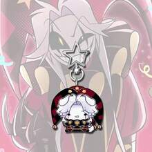 6cm 1pc Acrylic Keychain Bizarre Circus Clown, Cute Character Anime Clown Pendant, Bag Accessory, Creative Gift, Protective Film On Both Sides - Multicolor - View 16