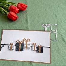 一套金属切割模具，适用于剪贴簿、手工艺品、DIY模板、手工卡片、礼品卡制作工具