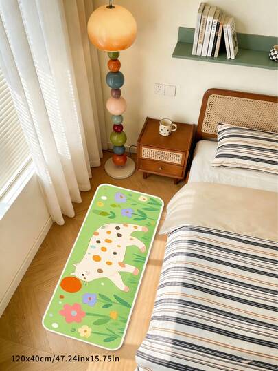 1pc Cute Cat Welcome Mat, Doormat, Kitchen Rug, Home Decor, Front Door Mat, Area Rug, Outdoor Rug, Washable Carpet