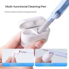 7-In-1 Multi-Functional Computer Keyboard Cleaning Brush Set, Includes Bluetooth Earphone Cleaner, Phone Screen Duster, Key Puller - No Liquid - View 10