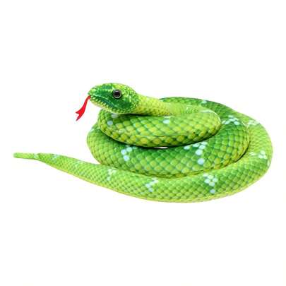 TendenciaVibora De Peluche Venenosa Verde Suave Juguete De 160cm Verde LimaCalidad premium