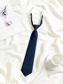 1 corbata de mujer, una corbata clásica de uniforme escolar para damas, una correa de cuello ajustable para fiestas, festivales y actuaciones, adecuada para uso escolar, de boda y de negocios - MulticolorA - Ver 5