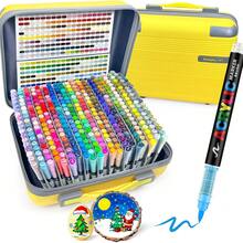 GuangNa 360 Colors Acrylic Soft Tip Markers | Quick-Drying Ink, Vibrant Colors, Suitable For Paper, Ceramic, Canvas And More | Ideal Choice For Professional Artistic Creation - Multicolor - View 9