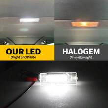 适用于大众高尔夫 Mk4 MK5 MK6 Mk7 Plus Jetta Passat CC B6 B7 Eos Scirocco Sharan Tiguan Touran Touareg 6000K 白色 LED 车内照明灯/后备箱行李舱照明灯