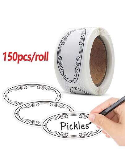 150 miếng/cuộn, nhãn dán bền, dễ bóc, không để lại cặn, nhãn trang trí, thích hợp cho việc sắp xếp nhà cửa, Ngày Valentine, Lễ Tạ ơn, Tiệc cưới, Sinh nhật, Tiệc mùa đông, Trang trí năm mới và nhiều dịp khác.