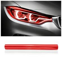 30*120cm/11.81*47.24in Car Headlight Tint Film, Cuttable & Stretchable, Suitable For Headlights, Taillights, Fog Lights, Vinyl Adhesive Wrap Roll - Screen Protector - View 13