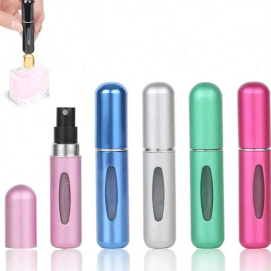 Portable Mini Perfume Spray Bottle Set – Refillable Travel-Sized Perfume Sprayers For Convenient Touch-Ups Anytime, Anywhere – Perfect For Keeping Your Favorite Fragrance In Your Purse, Pocket, Gym Bag, And For Use While Traveling Or Shopping – Leak-Proof And Easy To Fill, Perfect For Parties And Everyday Use, And The Ideal Perfume Bottle For Back-To-School Season. - 粉色 - 查看 1