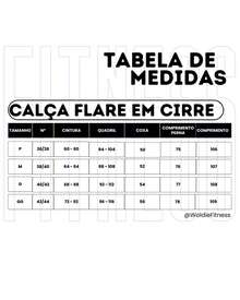 Calça Flare Bailarina Em Cirre Imita Couro Brilho Fosco Cintura Alta Com Bolsos Elegante Casual WOLFOX Feminino - Preto - Visão 6