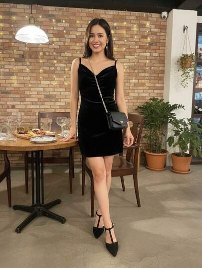 女士尖头凉鞋 - 舒适低跟，夏季PU鞋面搭配橡胶鞋底，百搭黑色休闲正装鞋款，厚底设计，优雅造型，耐穿轻便，适合办公室穿着，优雅，猫跟，粗跟