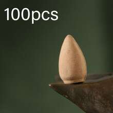 50/100个檀香倒流香锥，用于净化负能量和空间，适用于家庭或办公室香薰、水疗、放松、茶歇、冥想、瑜伽、家居装饰 - 倒流香/檀香 - 查看 9