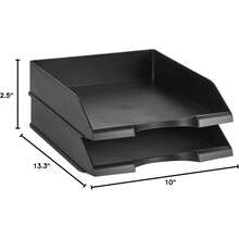 File Storage Boxes - Black - View 7