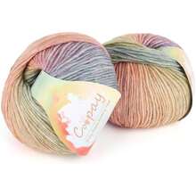 Yarn For Crocheting Knitting, Gradient Cake Yarns, 2 * 3.53oz - 240yds - 50% Cotton 50% Acrylic Ombre Yarns, Crochet Yarn For Blankets, Shawls, Scarves (102 Rainbow) Local Shipping - 102 彩虹 - 查看 1