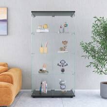 Caluself Display Cabinets - Black - View 4