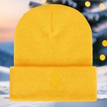 1 Piece Galatasaray Logo Knitted Hat - Officially Licensed Badge And Established In 1905, Unisex Winter Hat, Team Colors (Gold/GS Logo), Fan Christmas Gift - 淺灰色 - 查看 10