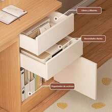 Home Office Desks - Brown - View 5
