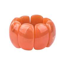 1pc New Elastic Thickened Bracelet Resin Geometric Tie Dye Bangle Bracelet Cuff, Vintage Bohemian Elegant Charm Beaded Bracelet Bangle, Fashion Jewelry Gift For Women, Girls, Ladies, Suitable For Daily Wear, Party, Travel