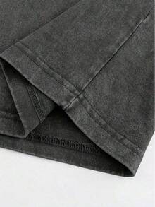 Valentine Outfits For WomenMen's Retro Washed Short-Sleeved Shirt, Uchiha Madara Printed Unisex Washed T-Shirt, Comfortable Skin-Friendly Fabric, Machine Washable, The Best Gift.Loose And Comfortableshirt Summer - 黑色 - 查看 4