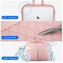 Laptop Bag, Fashionable, Suitable For Office Ladies, Ladies, Office, Briefcase, Business, Work, Computer Handbag - 粉色 - 查看 3