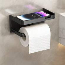 1pc Bathroom Wall-Mounted Tissue Box, Toilet Paper Holder, Washroom Facial Tissue Dispenser