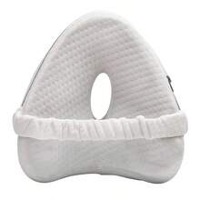 Ergonomisches Seitenschläfer Bein Stützkissen, Memory Schaum Knie Kissen mit verstellbarem Gurt, abnehmbarer & waschbarer Bezug, Seitenschläfer Pad/Bein Kissen, Druckentlastung, hilft Ihnen bequem zu schlafen - Komfortable Bettwäsche, Haushaltsgrundbedarf - Verschiedenfarbig - Übersicht 4
