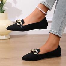 35-45 صنادل مسطحة للنساء ذوات الحجم الكبير مفرغة، صنادل مريحة مانعة للانزلاق وقابلة للتنفس للارتداء اليومي في الربيع والصيف والخريف. أحذية كانفاس بطبعات زهرية غير متماثلة للربيع/الخريف 2024، أحذية ذات نعل ناعم وأصبع قدم مدبب. ينصح بالحجم الأكبر للقدم العريضة، قد تحدث اختلافات طفيفة في اللون بسبب اختلاف دفعات القماش. - الأسود - مشاهدة 7