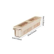 1 pieza Caja de almacenamiento de pared de plástico, caja de almacenamiento de cajón multifuncional para ropa interior y calcetines, caja de almacenamiento montada en la pared sin perforación, con deflector ajustable incorporado, adecuada para almacenamiento en dormitorio, organización de armario, almacenamiento de cocina, almacenamiento de baño - Multicolor - Ver 12