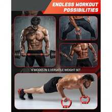 CYPNKit de Mancuernas y Pesas Juego de Mancuernas Ajustables 6 en 1 Barras para Ejercicio en Casa Multi Usos con Pesas Rusa Disponible en Varios PesosFashion - 221169784 - Ver 7