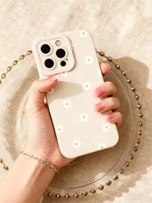 Flower Daisy Pattern Phone Case, Compatible With IPhone And Galaxy, Waterproof, Shockproof, Anti-Fall, Anti-Scratch, Compatible With Iphone 7P, XR, 11, 12, 13, 14, 15, 16 Pro Max, 17 ProMax, 17 PRO Air, 17, S22, S23, S24, S25 Ultra, A13, A14, A15, A16, A53, A54, A55 And More - Multicolor - View 6