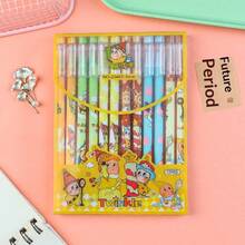 12pcs/Box Kpop Demon Hunters Cartoon Witch Girl Group Star Design Erasable Neutral Pens, Thermal Erasable Pens, Student Writing Pens, Back To School Gift - Multicolor - View 7