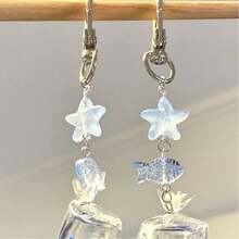 [Blue Fish Bag] Cute Fish Bag Phone Strap Pendant Keychain Starfish CCD Hanging Chain Bag Pendant, Gift, Holiday Gift, Birthday Gift, Perfect Gift - Multicolor - View 5