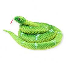 TendenciaVibora De Peluche Venenosa Verde Suave Juguete De 160cm Verde LimaCalidad premium - 1 - Ver 5