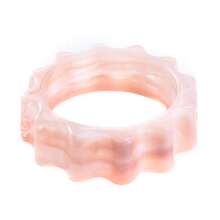 1Pc Women Acrylic Beacelet Fashion Asymmetrical Geometric Bangle Pink Series, For Ladies's Party, Valentine's Day Wedding And Daily Wear Jewelry - Style 1 - View 15