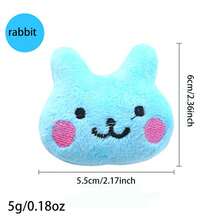 水果动物系列 - 猫薄荷填充毛绒玩具：不仅是猫咪的娱乐玩具，还能帮助缓解猫咪压力，提供舒适的陪伴；适合日常使用。