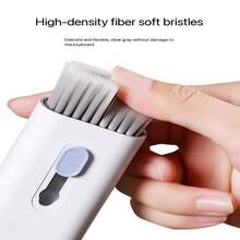 7-In-1 Multi-Functional Computer Keyboard Cleaning Brush Set, Includes Bluetooth Earphone Cleaner, Phone Screen Duster, Key Puller - No Liquid - View 9