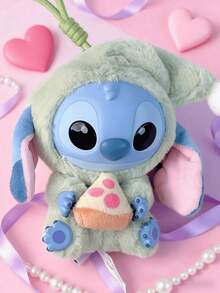 (Disney Licensed) 1 Stitch: No Matter How Tired You Are, You Still Need To Take A Bite. This Series Includes Plush Toys, Blind Bags, And Collectible Toys. Stitch Is Holding A Donut, Bubble Tea, And Pineapple Ice Cream, With A Very Cute Design. - Multicolor - View 7