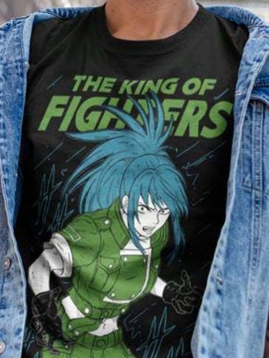 Be Fighter KOF2002 Premium Unisex-Shirt (2) - Black - View 1