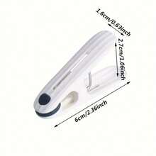 12pcs Non-Marking Windproof Clothes Drying Clips - Seamless Soft Plastic Clothespins For Household Use - Multicolor - View 4