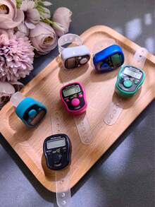 二合一斋月念珠+电子计数戒指，斋月和开斋节礼物，每日祈祷计数器，便携式 - 彩色 - 查看 3