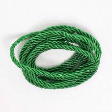 5 Yards 4mm Colorful 3-Strand Paracord, DIY Handmade Woven Rope For Hoodies, Pants, Crafts, Home Decor, Jewelry Making - Three-strand Rope - View 12