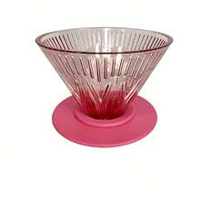 便携式V型60毫升树脂滤杯，型号V01/V02，黑色、白色、银色可选，专业家用咖啡滴滤器，咖啡师工具，适用于家庭、户外、旅行，采用树脂和硅胶材质，V01容量280毫升，适合1-2人使用，V02容量400毫升，适合1-4人使用，咖啡滴滤头，可重复使用的咖啡滤网，手动咖啡滤杯，V型滤杯，家用咖啡滤杯，滤网滴滤头，手动咖啡机 - 彩色 - 查看 20